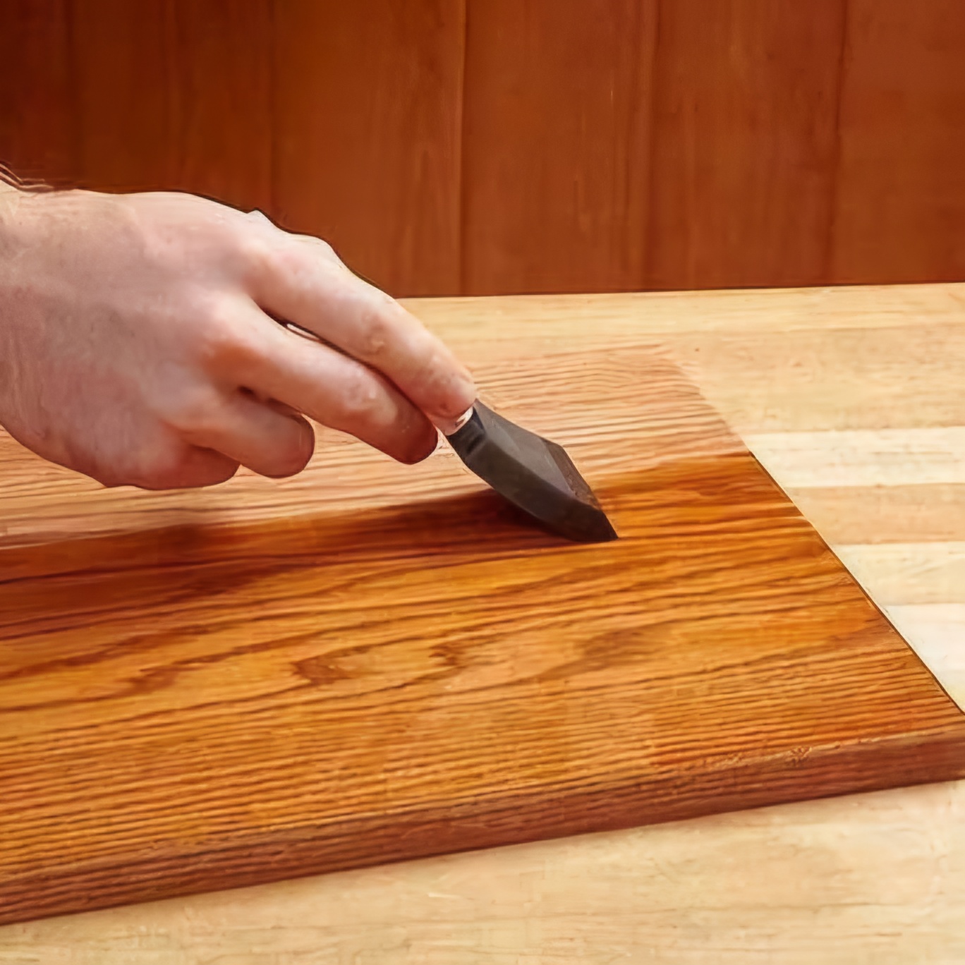 رنگ آمیزی چوب