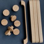 دستگیره چوبی تک پیچ و دوپیچ